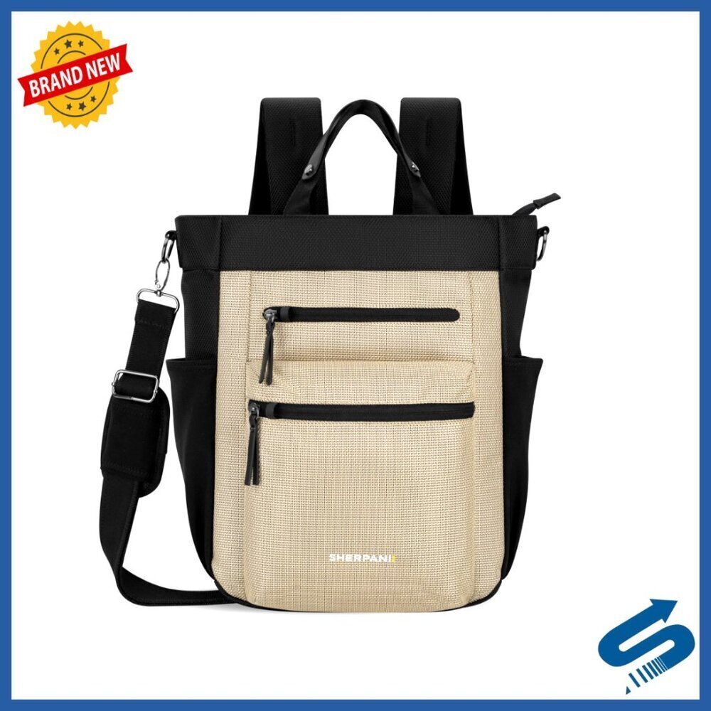 Convertible Anti-Theft Backpack Tote Crossbody Purse RFID Protection Laptop